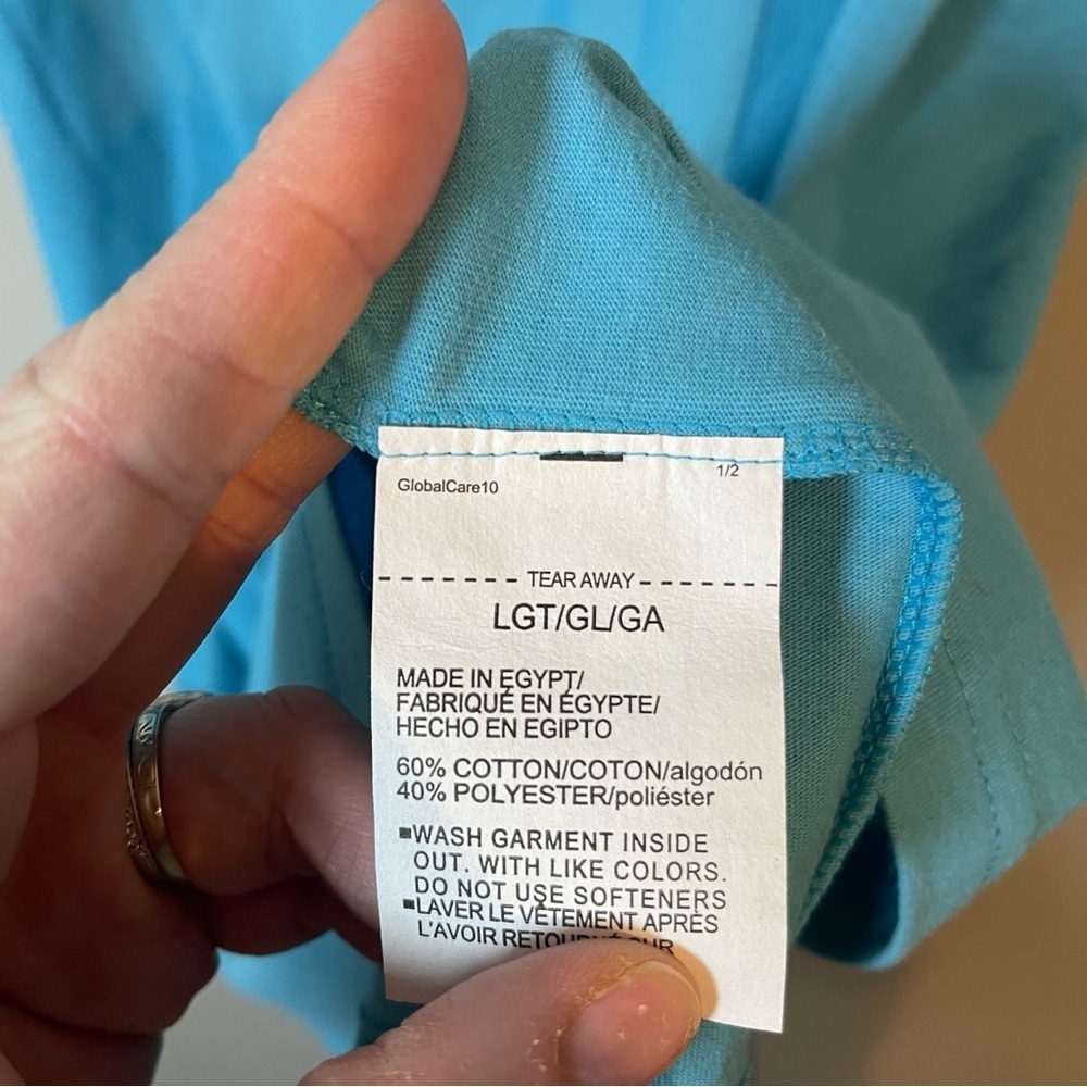 Under Armour Men's Light Blue Short Sleeve Tee - Picture 4 of 7